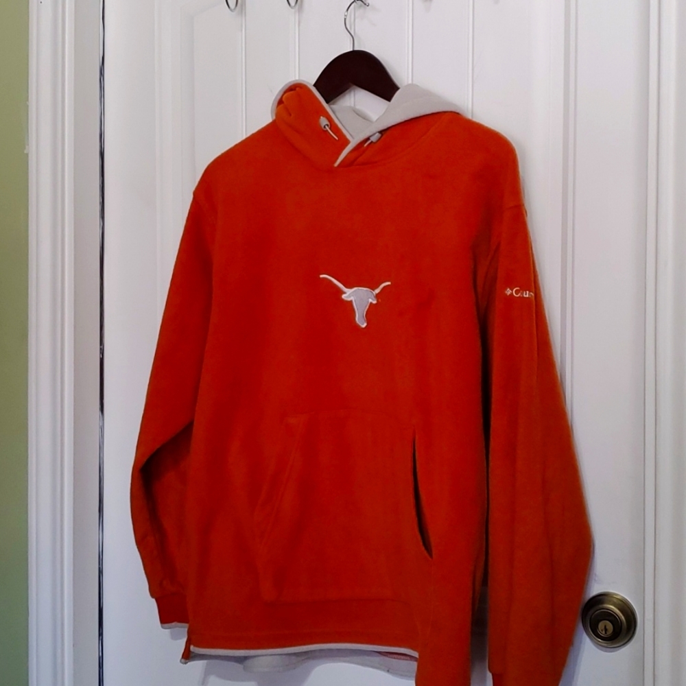 Texas Longhorns Men's Columbia Hooded Sweat Shirt Size M